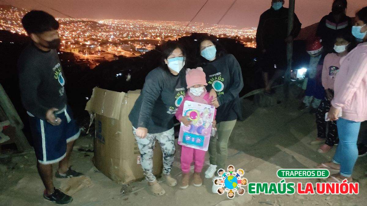 recolección de juguetes usados en Cerro Azul